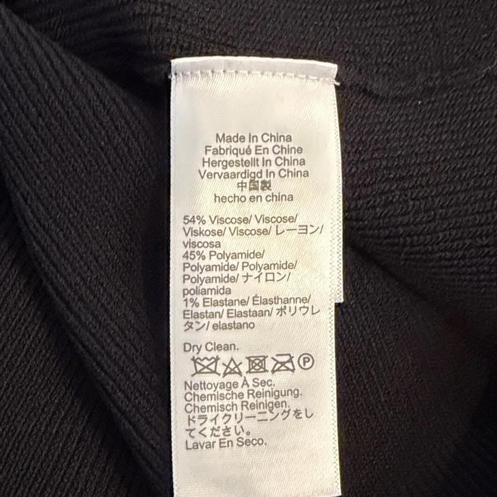 NWT J. Crew Black Sheath Dress Size Medium - Picture 7 of 7